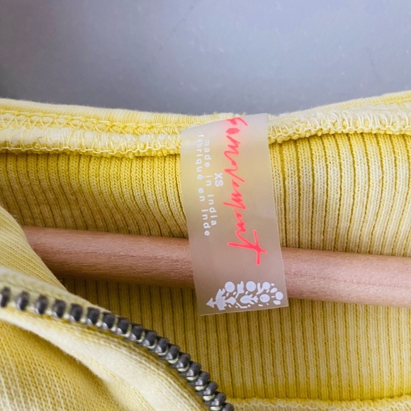 Free People Movement Lemon Cropped Hoodie - Picture 4 of 7